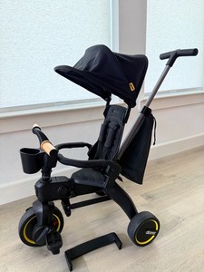 Doona Liki Trike S5, Nitro Black -5-in-1 Compact, Foldable Tricycle
