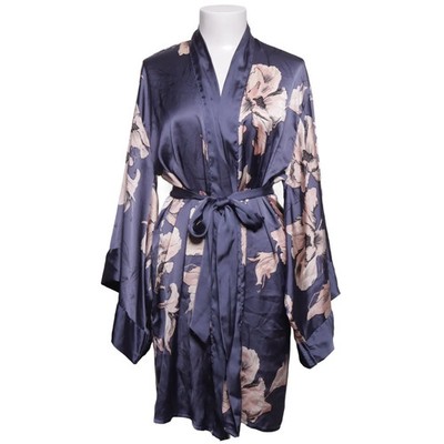 Noir by Hunkemöller, Morgenmantel, Größe: M/L, Blau/Mehrfarbig, Polyester #dnU