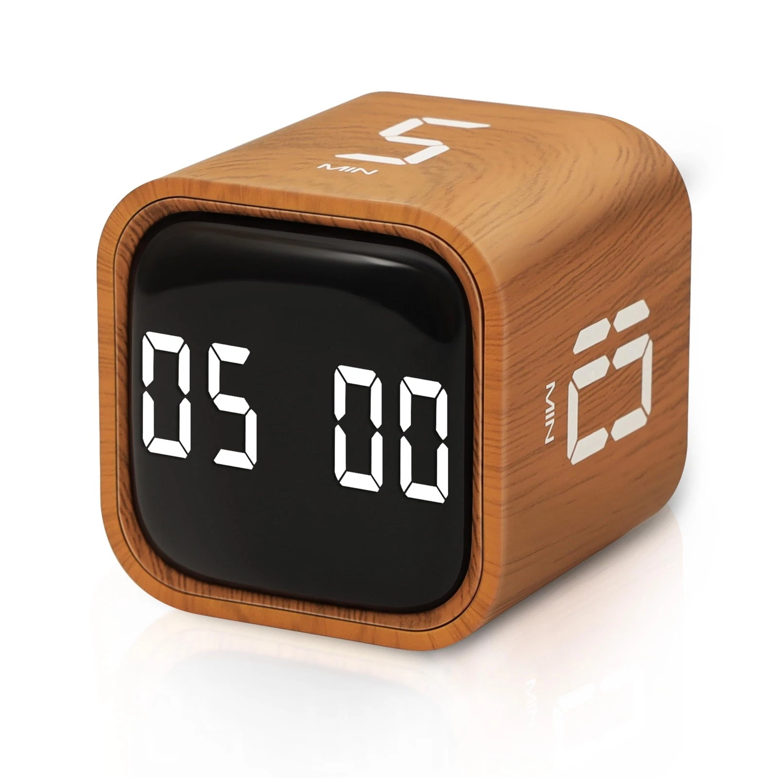 VEWINGL Cube Productivity Timer, 5/10/30/60 Min Presets + Custom Countdown, S...