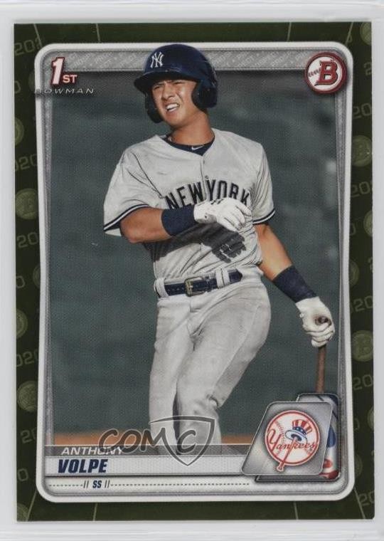 2020 Bowman Prospects Camo Anthony Volpe #BP-139 10bt