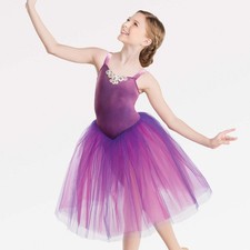 Dance Costume Large Child Pink Revolution RC20976 Ballet Sequin Tutu