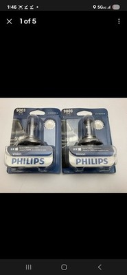 (2) Philips 9003PRB1 Vision Headlamp Headlight Lamp Light Bulb 9003 (JS2)