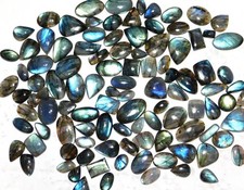 AAA+ Natural Labradorite Cabochon Good Quality Genuine Stone Free Form