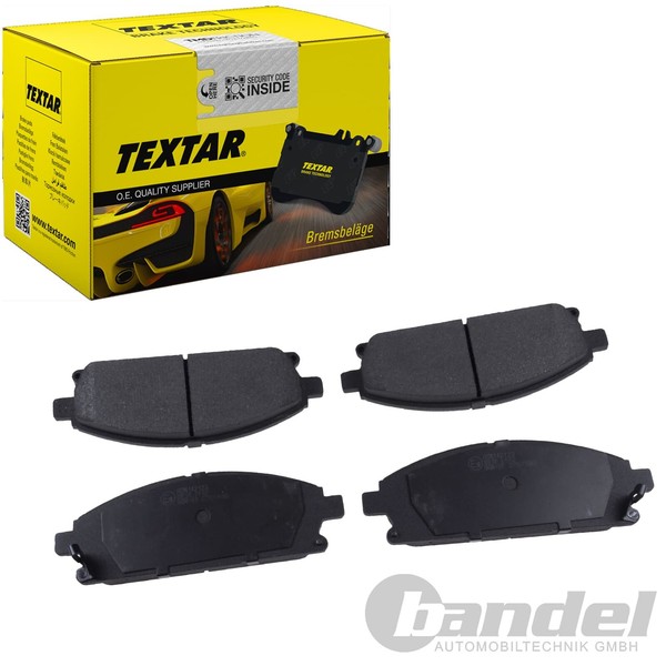 Textar BremsbelÄGe Satz Vorderachse Passend FüR Infiniti Q45 4.1-image