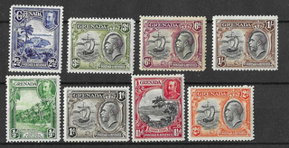 GRENADA 1934 36 KGV 1/2d 1s mh