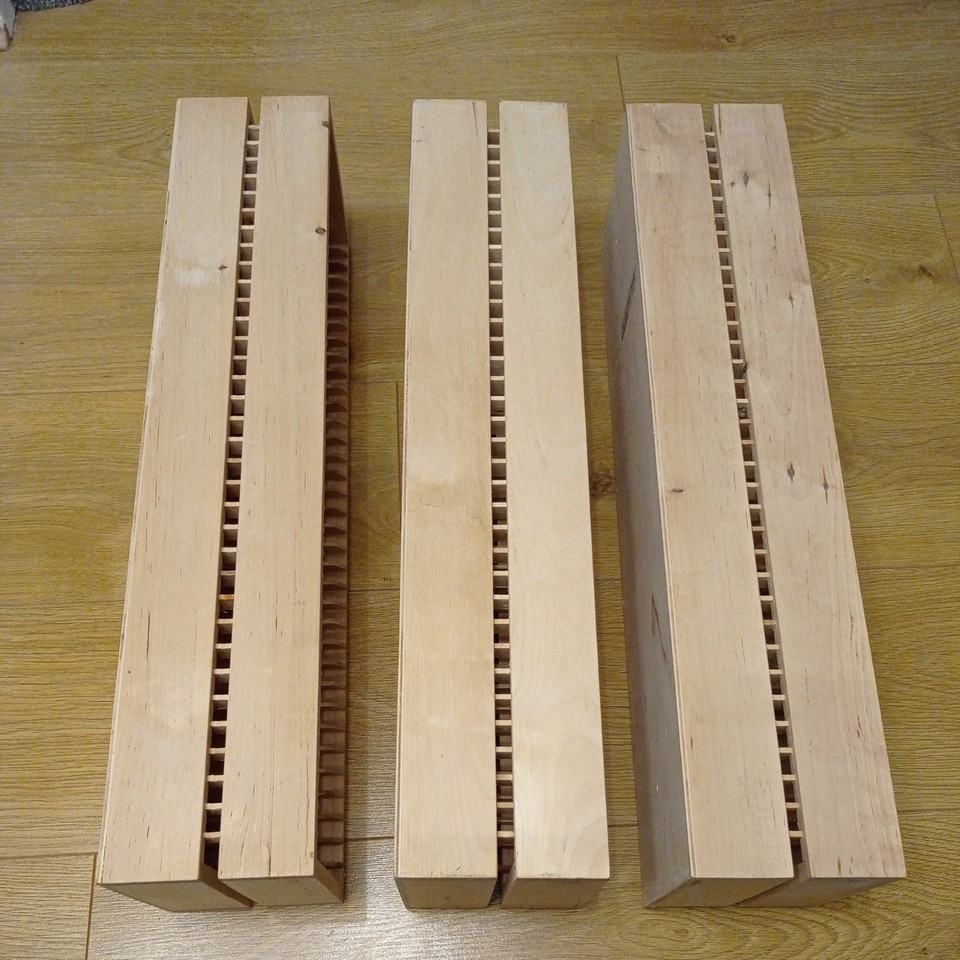 Ikea Boalt Wooden CD Storage Tower Rack | Stores 35 CDs | 59cm tall ...