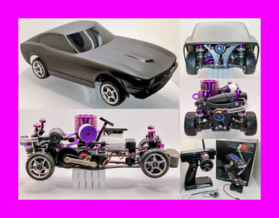 HPI Nitro RS4 Mini 2-Speed 4x4 * 18SS Outlaw Custom RC Show Car
