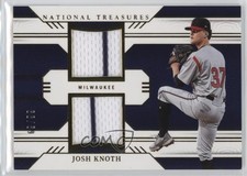 2024 Panini National Treasures Game Gear Swatches Dual 69/99 Josh Knoth 14hk