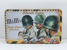 M&M's Candy Commemorative Replica of WWII World War II Soldier Tin, 2017