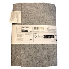 JÄGMÄSTARE IKEA Gray Felt Storage Bin new Free Pnp