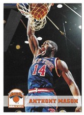1993-94 NBA Hoops Basketball Anthony Mason Card #147 New York Knicks