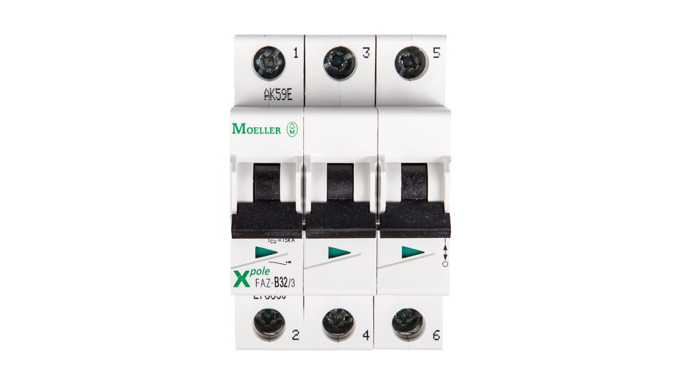 3P B 32A 15kA AC FAZ B32/3 278850 Overcurrent Switch