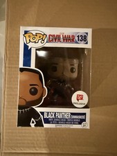 Funko POP! Marvel Captain America: Civil War Black Panther Unmasked #138