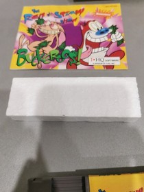 The Ren & Stimpy Show Buckeroos! Original NES Game - Nintendo - No Poster