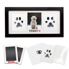 Paw Print Frame  Ink Pads Kit,Dog or Cat Paw Print Kit,2 No Mess Ink Pads fo...
