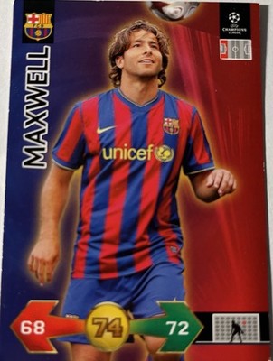 Panini - Super Strikes  - Maxwell - 09/10 Champions League - FC Barcelona