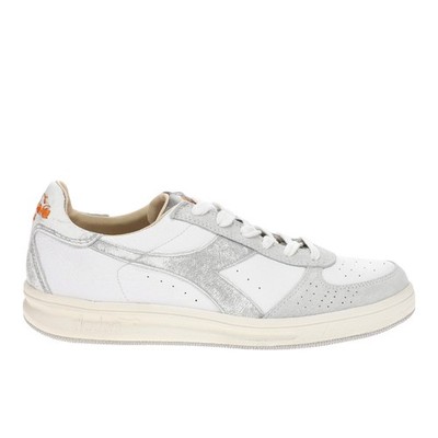 diadora B.Elite Foro Used Italia Lace Up  Mens White Sneakers Casual Shoes 18197
