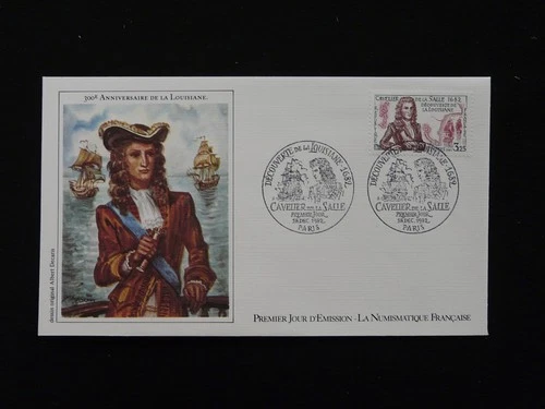 FDC France 1982 Cavelier De la Salle 300 years of Louisiana