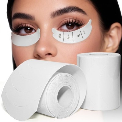 Eyepads for Lash Extensions (250 Pcs) - Akissos Non Slip Under Eye 2, white