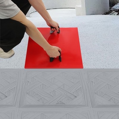 Concrete Stamp, Concrete Texture Mat, PU Concrete Stamp Mat for Walls or Ground