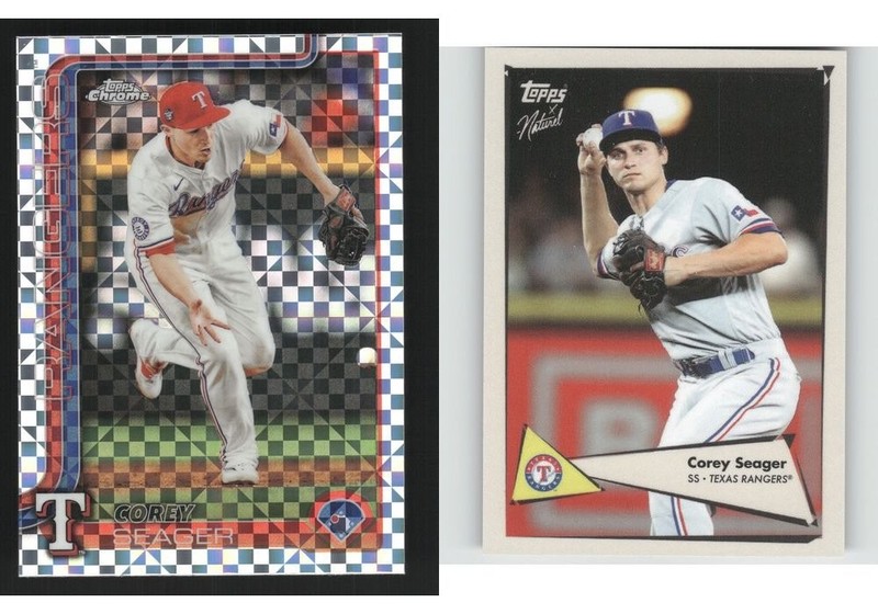 Corey Seager Baseball Card 2 Card LOT