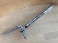 PREMIER 70s 80s Vtg Rack Tom Post Holder Mount w L-Arm Part 7/16" / 3/4" Diam UK