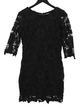Darling A-Line Midi Dress S in Black