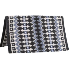 Classic Equine Western Show Saddle Blanket - Coffee Blue - USA Made