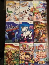 Lot of 9 / Nintendo Wii / Manuals ONLY / No Games / Instruction Booklets Only