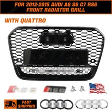 For 2012-2015 Audi A6 S6 C7 Rs6 Front Radiator Upper Grille Quattro Usa For 2012-2015 Audi A6 S6 C7 Rs6 Front Radiator Upper Grille Quattro Usa