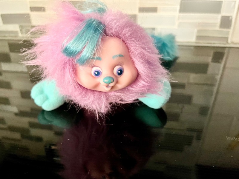Vintage Lil Brush A Loves Bubble Berry Tyco 1987 Plush Toy Wrist Band Wearable