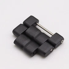 Luminox Genuine 2 Link LX-200 Men's Watch Belt Band Bracelet Parts Black 24mm