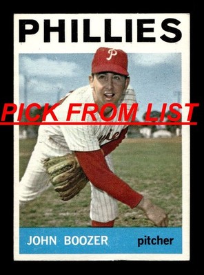 1964 Topps Baseball 16-365 VG-EX Pick From List All PICTURED p1 p2 p3