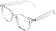 Smart Glasses Bluetooth Audio Sunglasses with Dual Stereo Speakers, Transparent