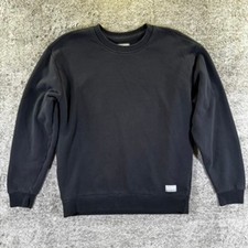 Hollister Relaxed Fit Pullover Sweatshirt M Black