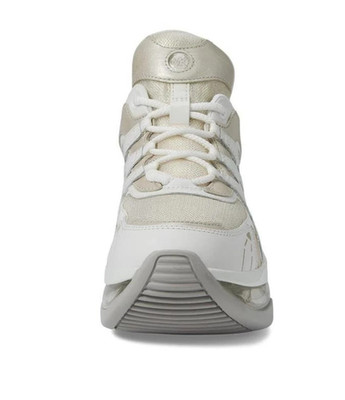 Michael Kors Olympia Sport Trainer Pale Gold Multi, Size 8 M