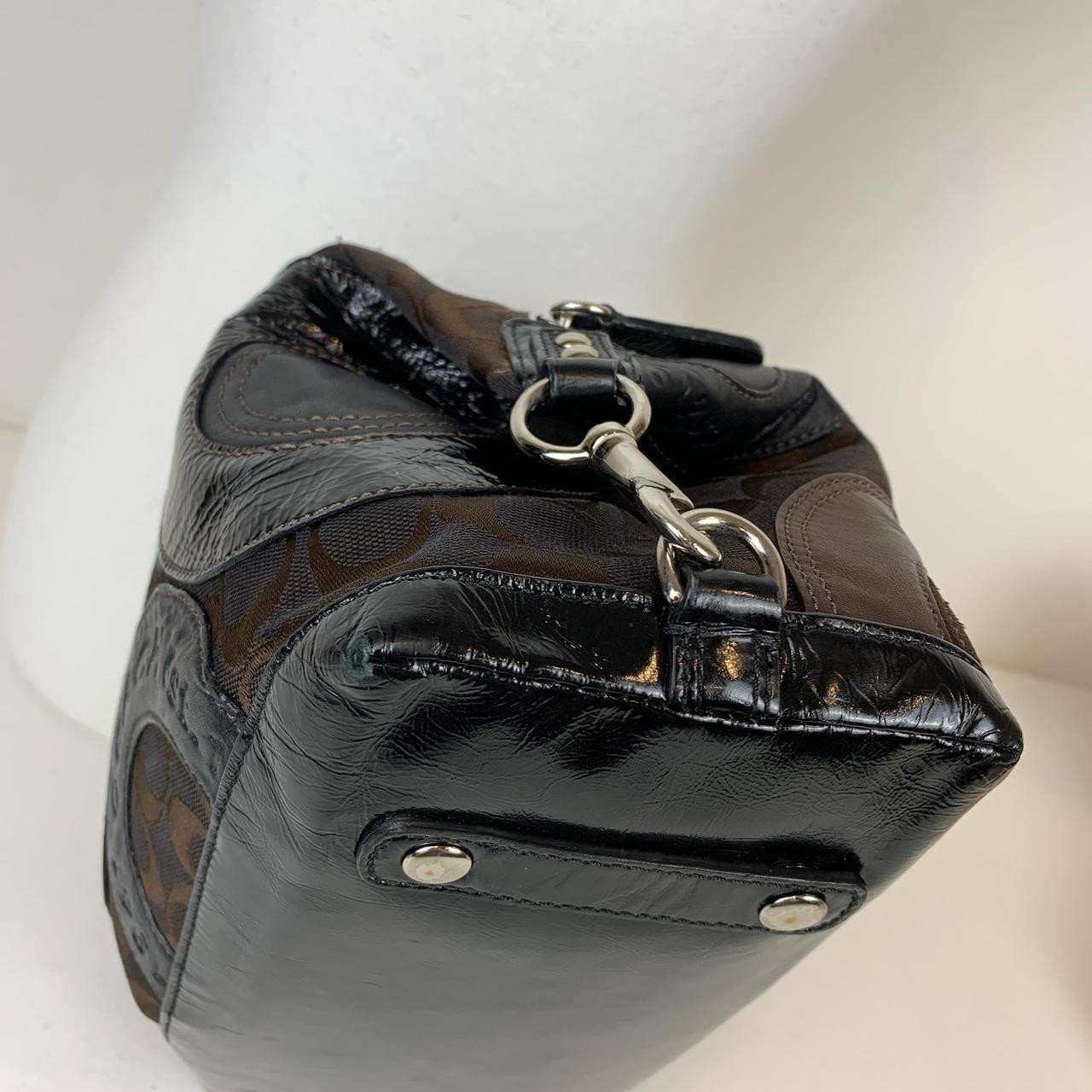 Coach Ashley Pieced Patchwork Satchel - image 7