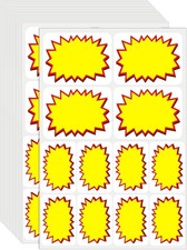 Garage Sale Stickers Disposable Yard Sale Price Stickers 2"x 3" 3"x 4"