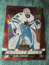 2024-25 O-Pee-Chee Platinum Marquee Rookie Red Prism Georgi Romanov /199