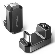 180 Degree Angle USB-C Male to USB-C Female USB C 4.0 / PD 100W Adapter