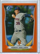 Robert Gsellman 2014 Bowman Chrome Orange Refractor Rookie #05/25