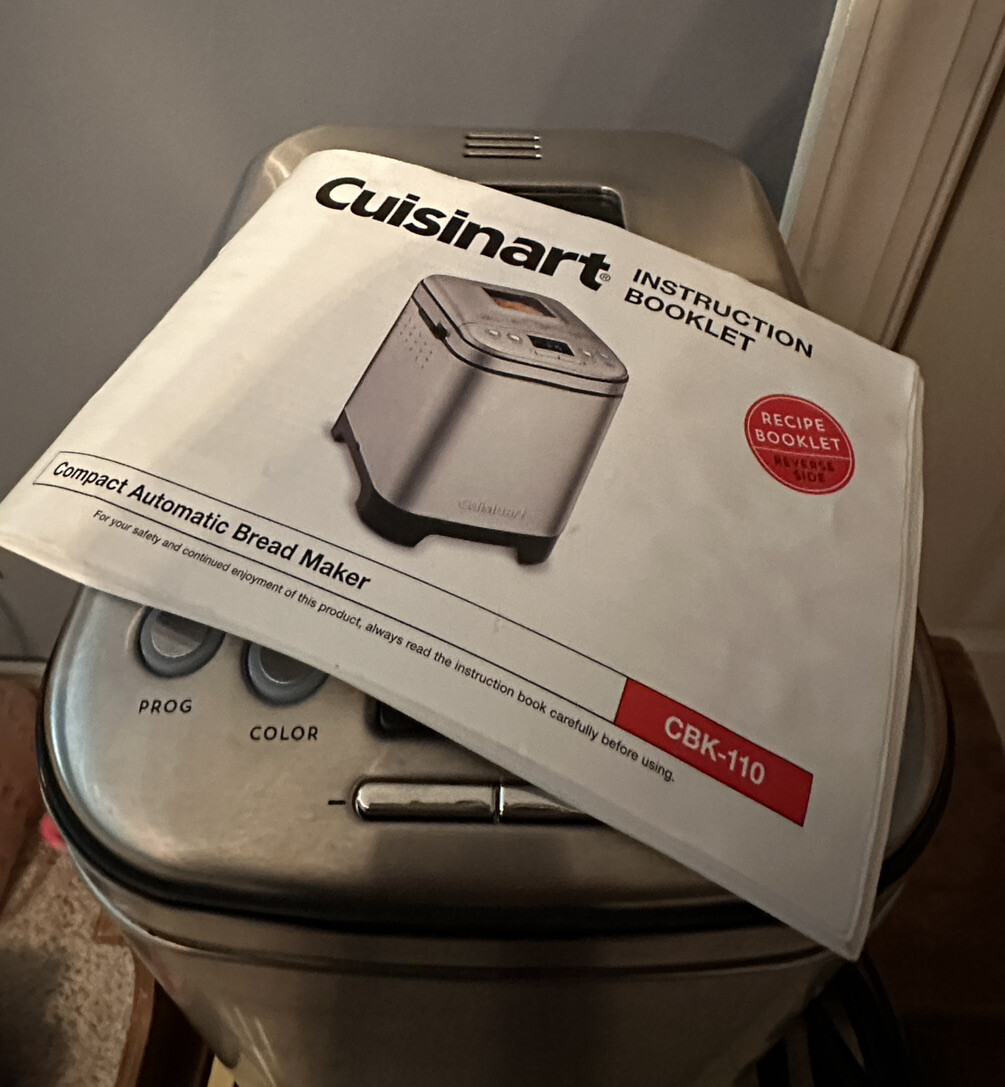Cuisinart CBK110P1 Stainless Bread Maker Machine Automatic Design w
