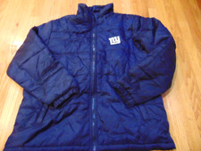 HARRITON NFL NEW YORK GIANTS LIGHT WEIGHT PUFFER ZIP UP JACKET SIZE XL