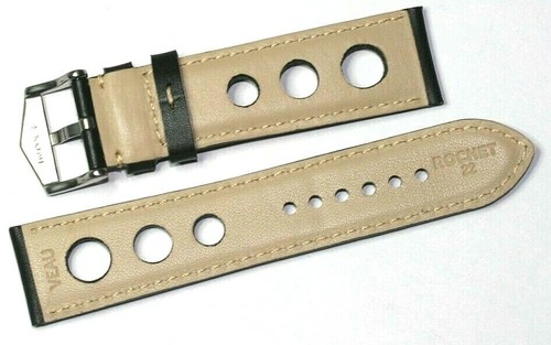 RALLY COOPER SPORT LEATHER WATCH STRAP 18MM 20MM 22MM ROCHET FRANCE - Picture 4 of 6