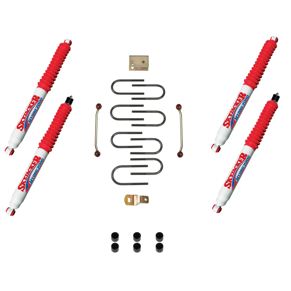 Skyjacker Suspensión 4" Kit de elevación Caja de componentes para Jeep Wrangler 1987-1995 4x4 Foto 2 de 4
