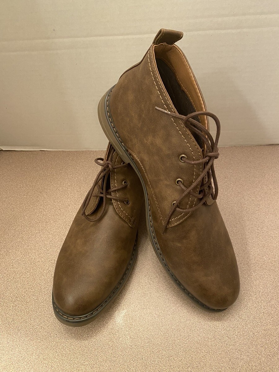 Men IZOD CAMPO Brown Lace-Up Oxford Boot Chukka Shoes Size  display picture 2