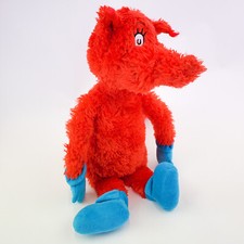 Kohls Cares Dr Seuss Fox in Sox Plush Stuffed Animal Red Blue Book Character