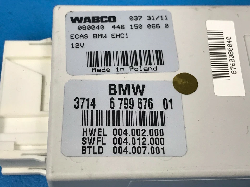 09-15 UNIDAD MÓDULO CONTROL SUSPENSIÓN NEUMÁTICA BMW F01 F07 535I 550I 740I 750I 760LI Foto 2 de 4