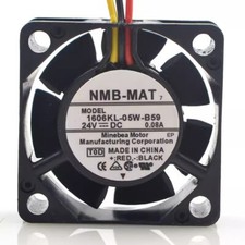 NMB 1606KL-05W-B59 4015 24V 0.08A 4CM 3-Wire Cooling Fan