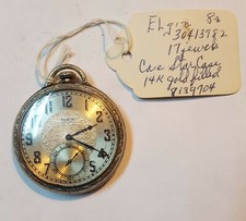Elgin Pocket Watch, 17 Jewels, 12 Size, Star Case 10 K Gold Filled